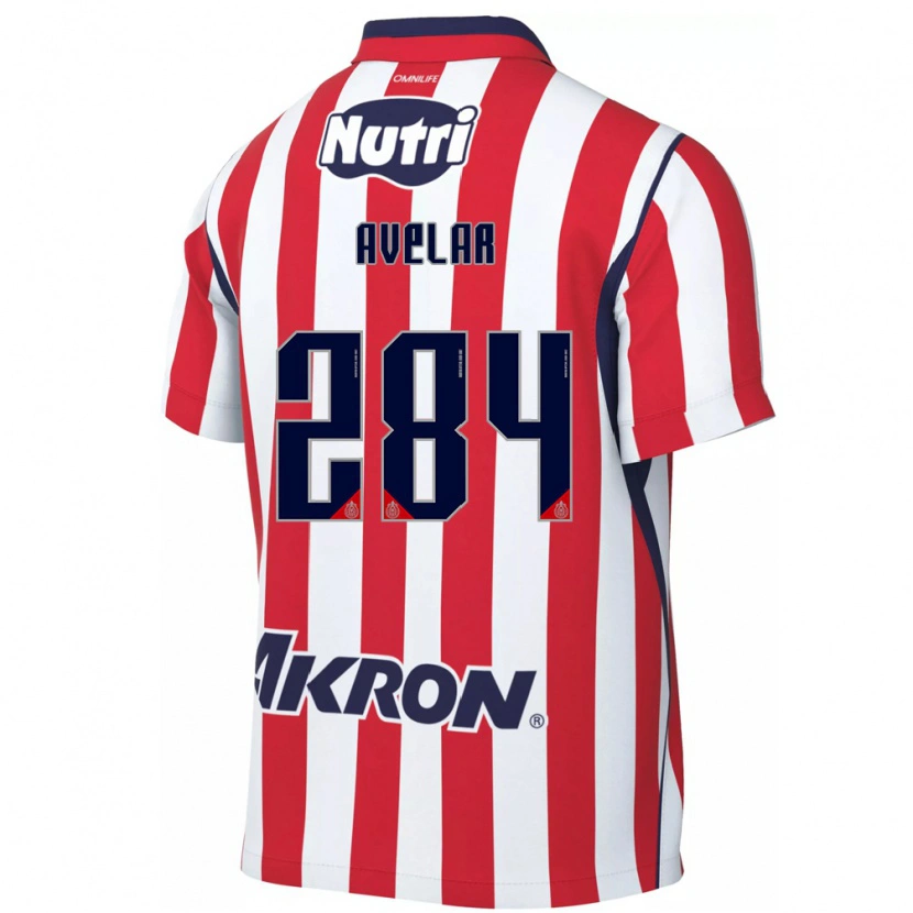 Danxen Homem Camisola Dylan Avelar #284 Vermelho Branco Principal 2026/27 Camisa Brasil