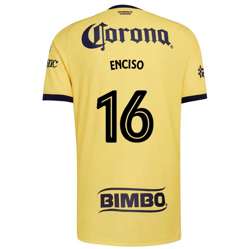 Danxen Homem Camisola Sabrina Enciso #16 Amarelo Vermelho Preto Principal 2026/27 Camisa Brasil
