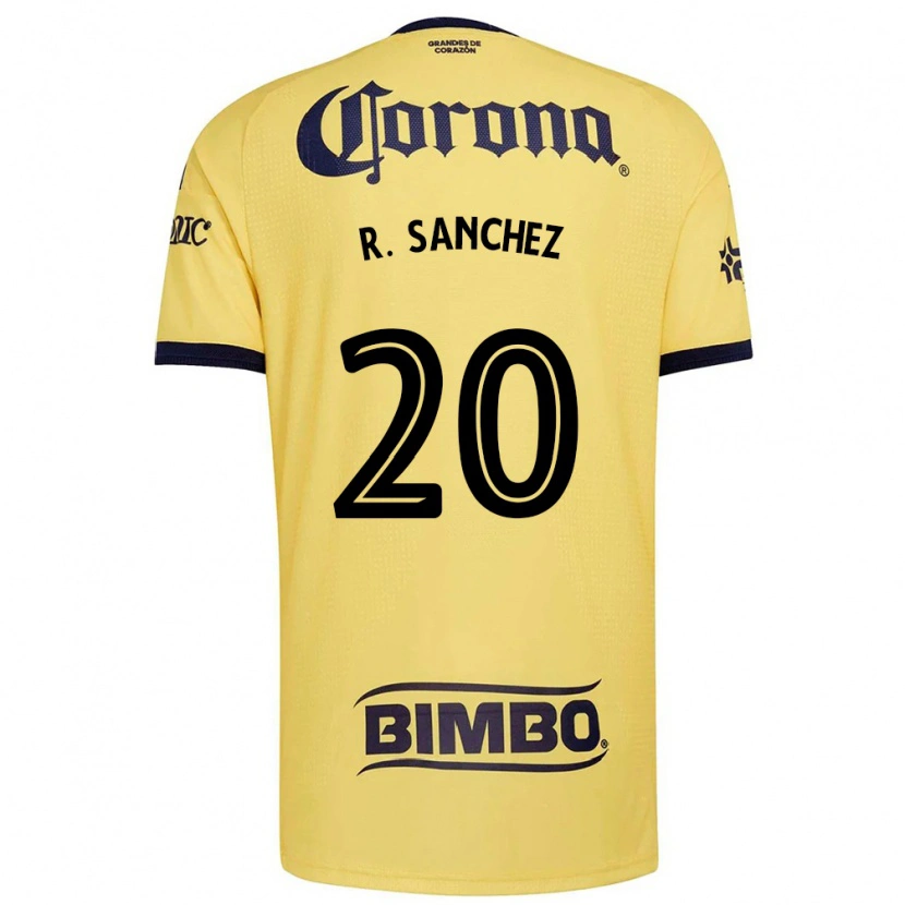 Danxen Homem Camisola Richard Sanchez #20 Amarelo Vermelho Preto Principal 2026/27 Camisa Brasil