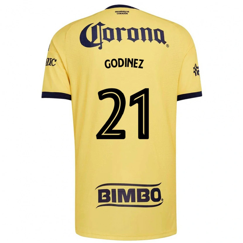 Danxen Homem Camisola Alexandra Godinez #21 Amarelo Vermelho Preto Principal 2026/27 Camisa Brasil