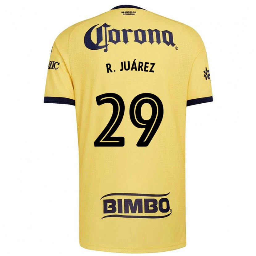 Danxen Homem Camisola Ramón Juárez #29 Amarelo Vermelho Preto Principal 2026/27 Camisa Brasil