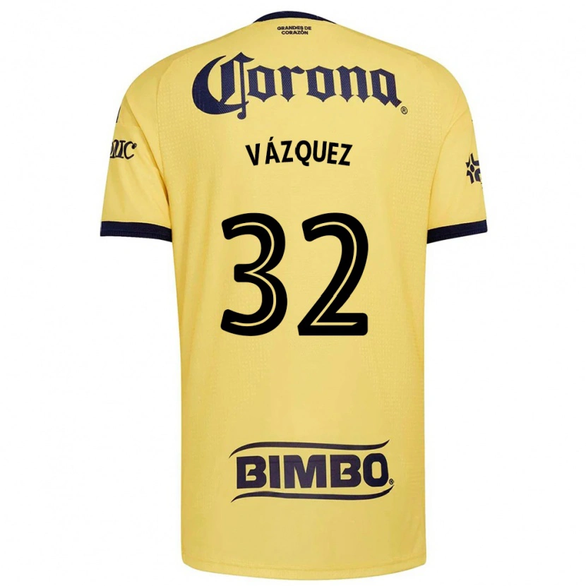 Danxen Homem Camisola Miguel Vázquez #32 Amarelo Vermelho Preto Principal 2026/27 Camisa Brasil