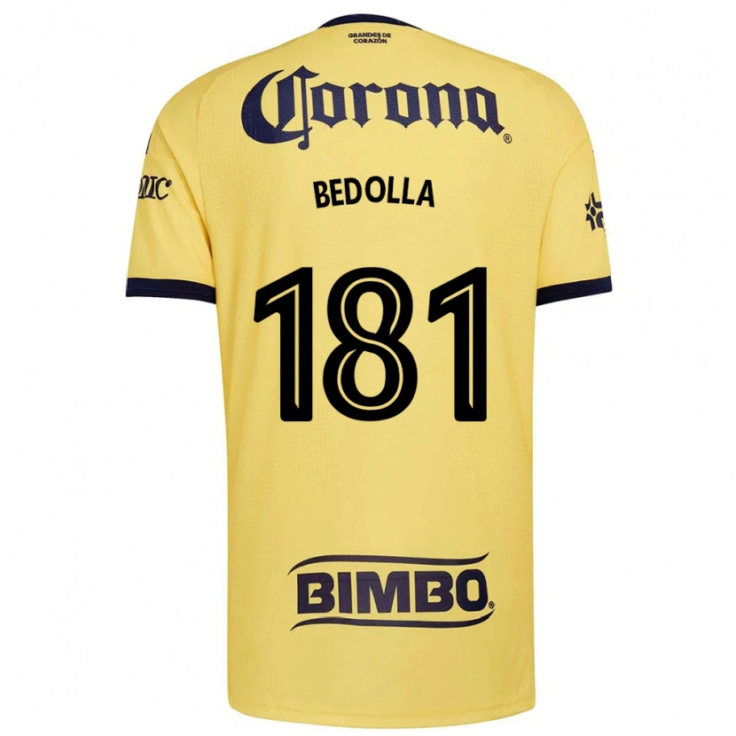 Danxen Homem Camisola Paolo Bedolla #181 Amarelo Vermelho Preto Principal 2026/27 Camisa Brasil