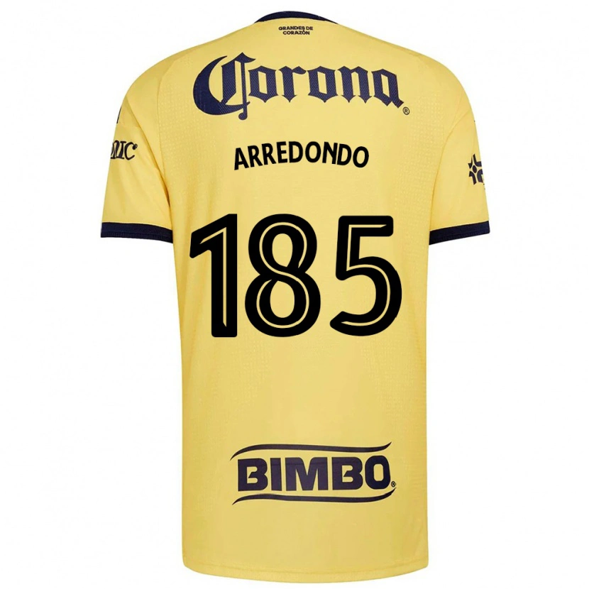 Danxen Homem Camisola Aarón Arredondo #185 Amarelo Vermelho Preto Principal 2026/27 Camisa Brasil