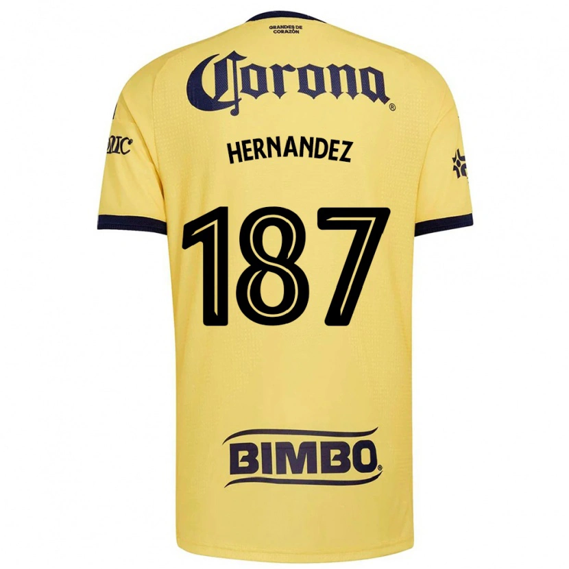Danxen Homem Camisola Miguel Hernández #187 Amarelo Vermelho Preto Principal 2026/27 Camisa Brasil