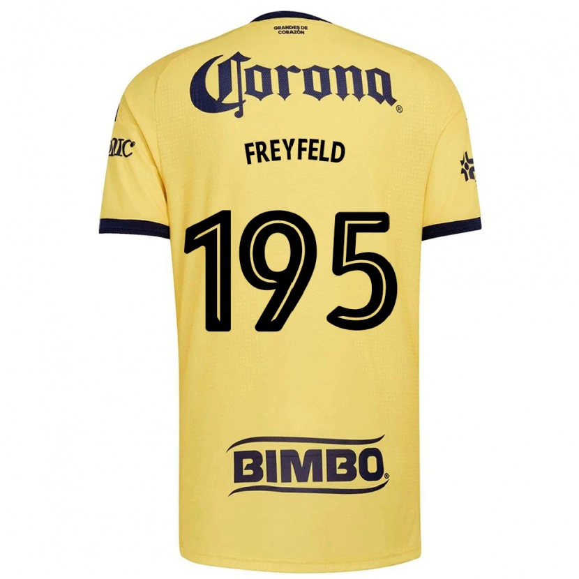Danxen Homem Camisola Julián Freyfeld #195 Amarelo Vermelho Preto Principal 2026/27 Camisa Brasil
