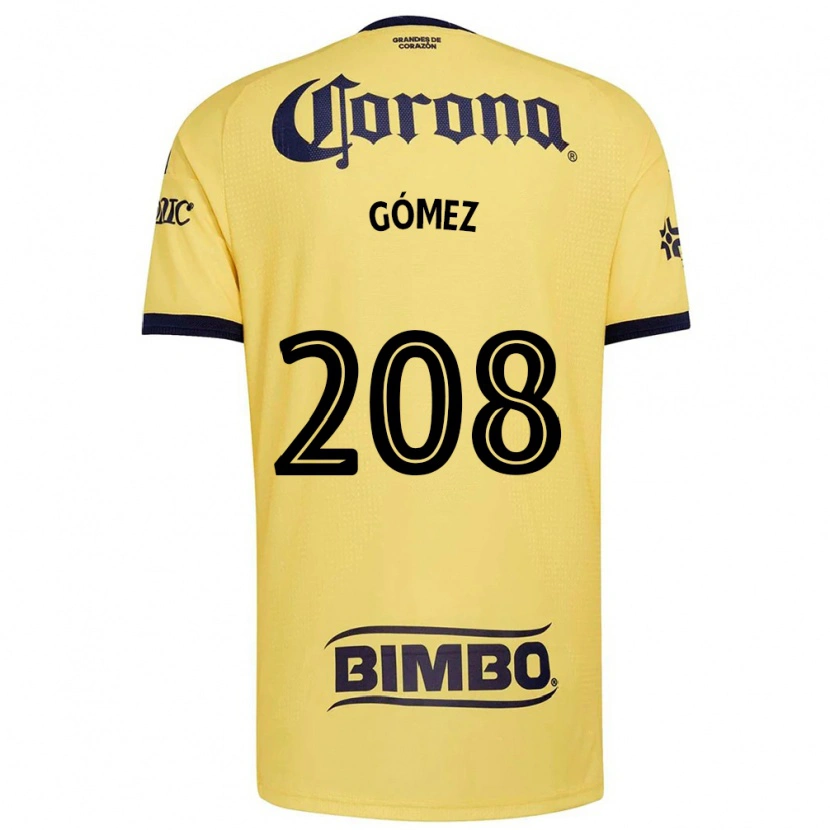 Danxen Homem Camisola José Gómez #208 Amarelo Vermelho Preto Principal 2026/27 Camisa Brasil