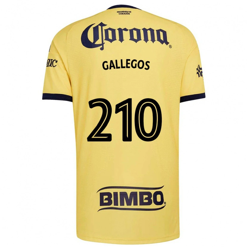 Danxen Homem Camisola José Gallegos #210 Amarelo Vermelho Preto Principal 2026/27 Camisa Brasil