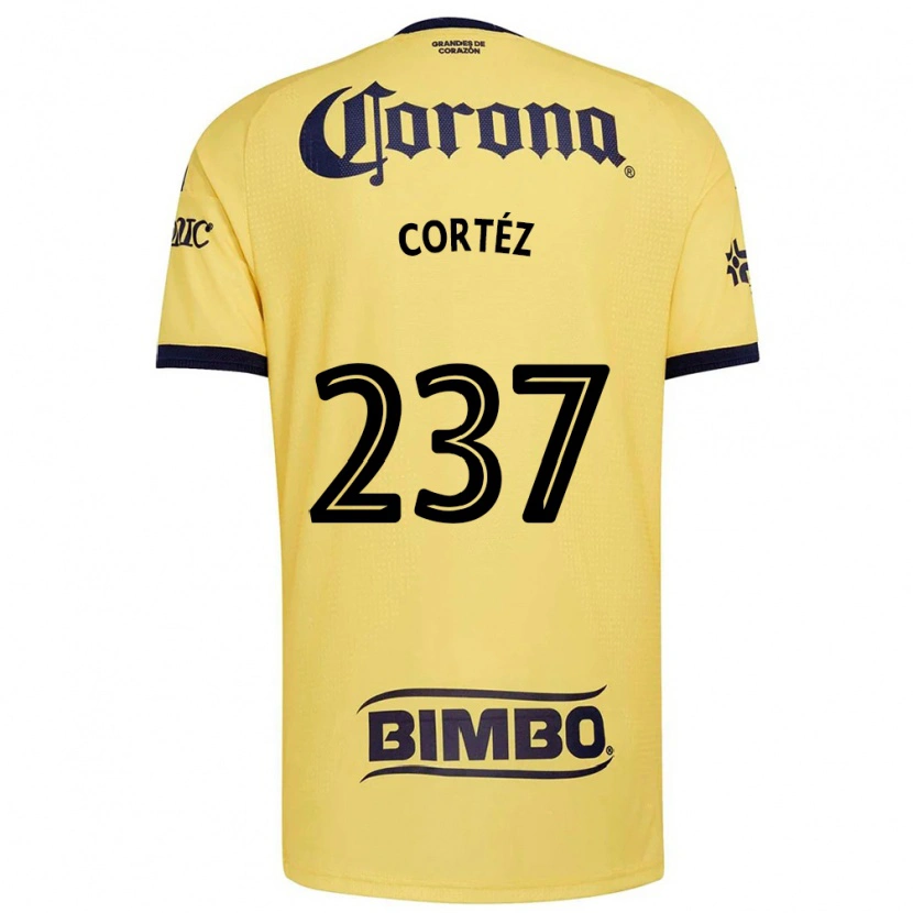Danxen Homem Camisola Guillermo Cortéz #237 Amarelo Vermelho Preto Principal 2026/27 Camisa Brasil