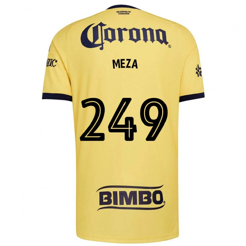 Danxen Homem Camisola Enrique Meza #249 Amarelo Vermelho Preto Principal 2026/27 Camisa Brasil