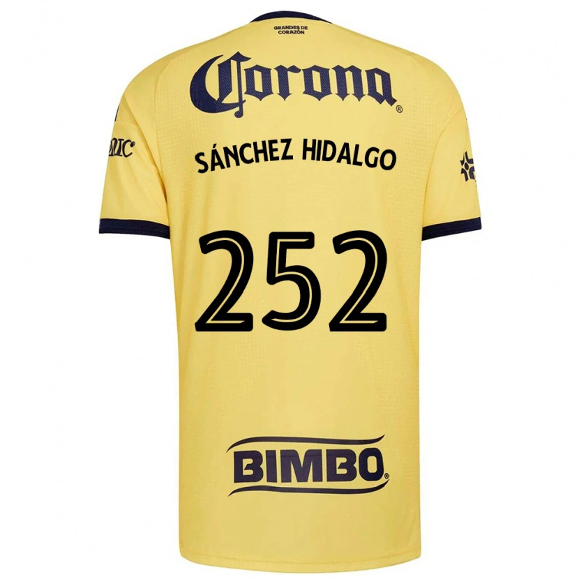Danxen Homem Camisola Horacio Sánchez Hidalgo #252 Amarelo Vermelho Preto Principal 2026/27 Camisa Brasil
