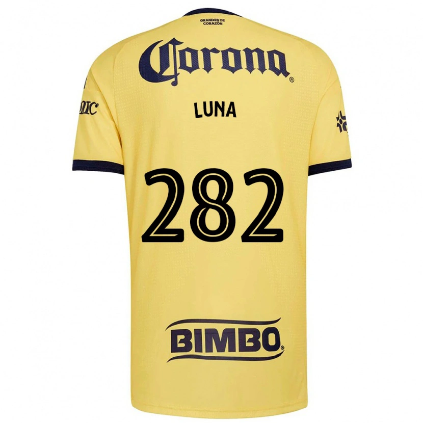 Danxen Homem Camisola Mateo Luna #282 Amarelo Vermelho Preto Principal 2026/27 Camisa Brasil
