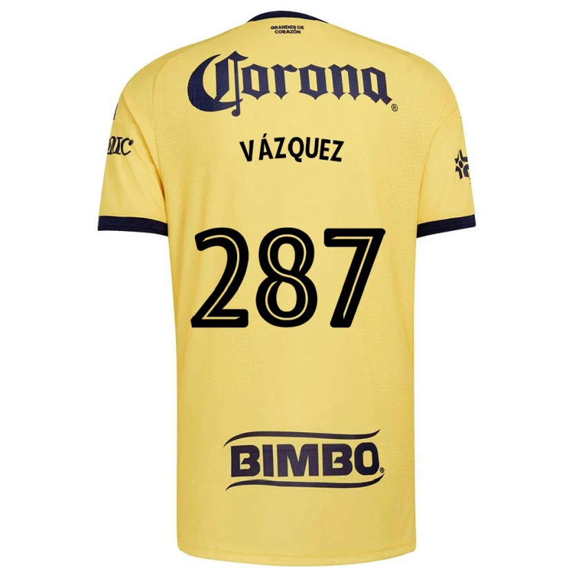 Danxen Homem Camisola Omar Vázquez #287 Amarelo Vermelho Preto Principal 2026/27 Camisa Brasil
