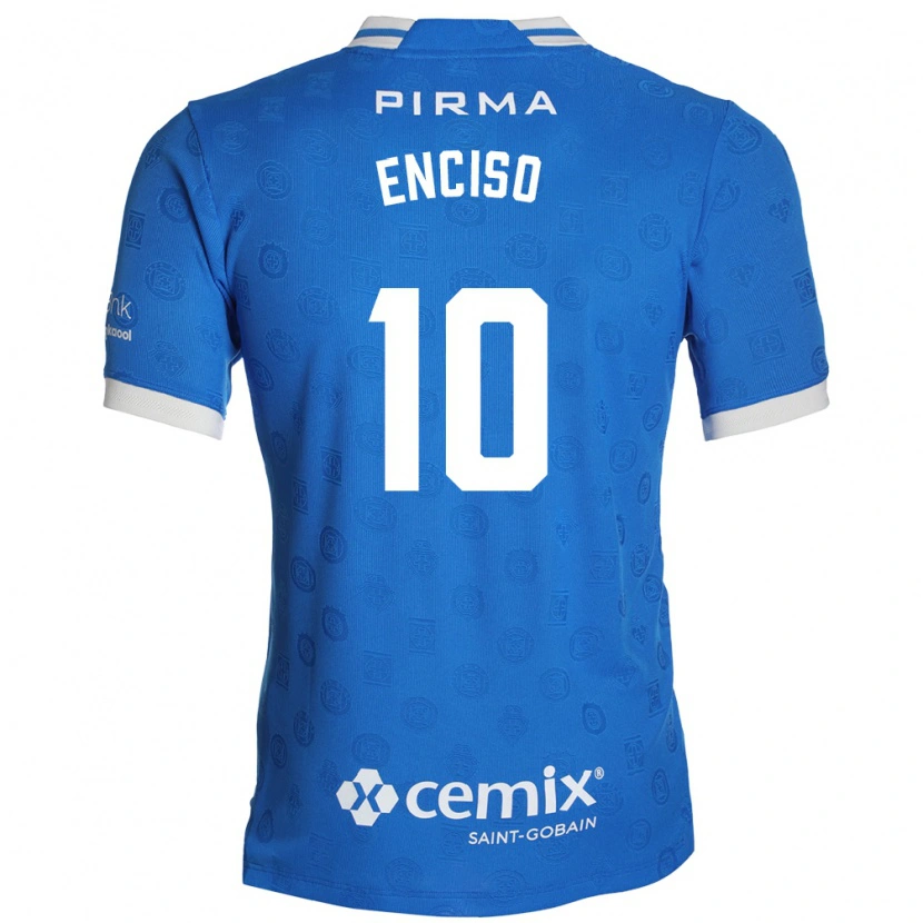 Danxen Homem Camisola Martha Enciso #10 Azul Branco Vermelho Principal 2026/27 Camisa Brasil