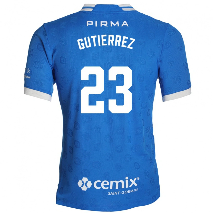 Danxen Homem Camisola Ivonne Gutierrez #23 Azul Branco Vermelho Principal 2026/27 Camisa Brasil