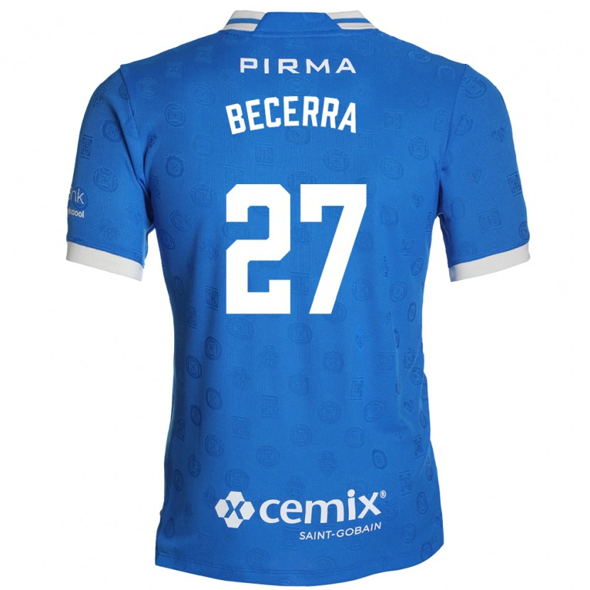 Danxen Homem Camisola Ana Becerra #27 Azul Branco Vermelho Principal 2026/27 Camisa Brasil