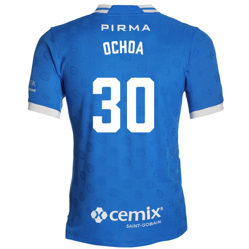 Danxen Homem Camisola Emmanuel Ochoa #30 Azul Branco Vermelho Principal 2026/27 Camisa Brasil