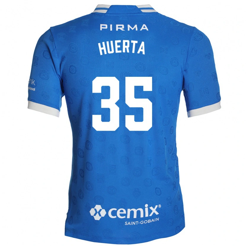 Danxen Homem Camisola Renata Huerta #35 Azul Branco Vermelho Principal 2026/27 Camisa Brasil