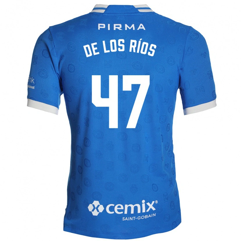 Danxen Homem Camisola Sergio De Los Ríos #47 Azul Branco Vermelho Principal 2026/27 Camisa Brasil