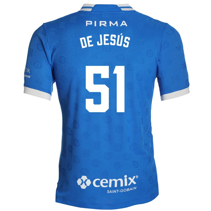 Danxen Homem Camisola Luis De Jesús #51 Azul Branco Vermelho Principal 2026/27 Camisa Brasil