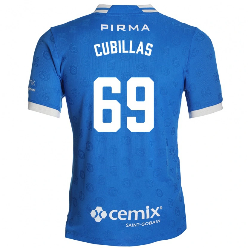Danxen Homem Camisola Andre Cubillas #69 Azul Branco Vermelho Principal 2026/27 Camisa Brasil