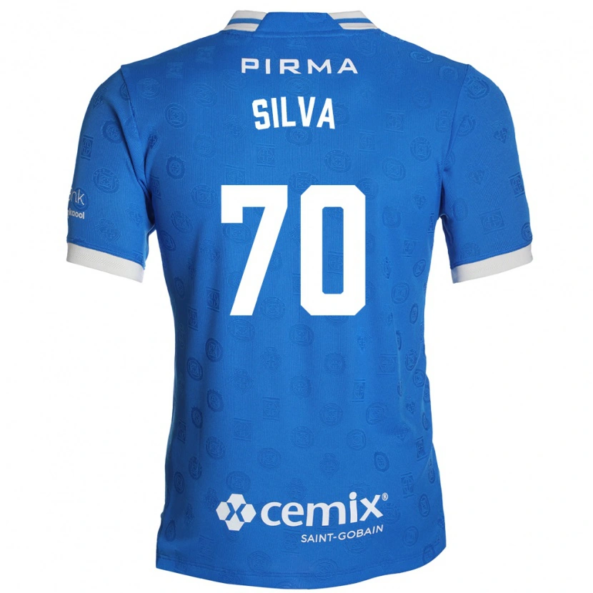 Danxen Homem Camisola Iván Silva #70 Azul Branco Vermelho Principal 2026/27 Camisa Brasil