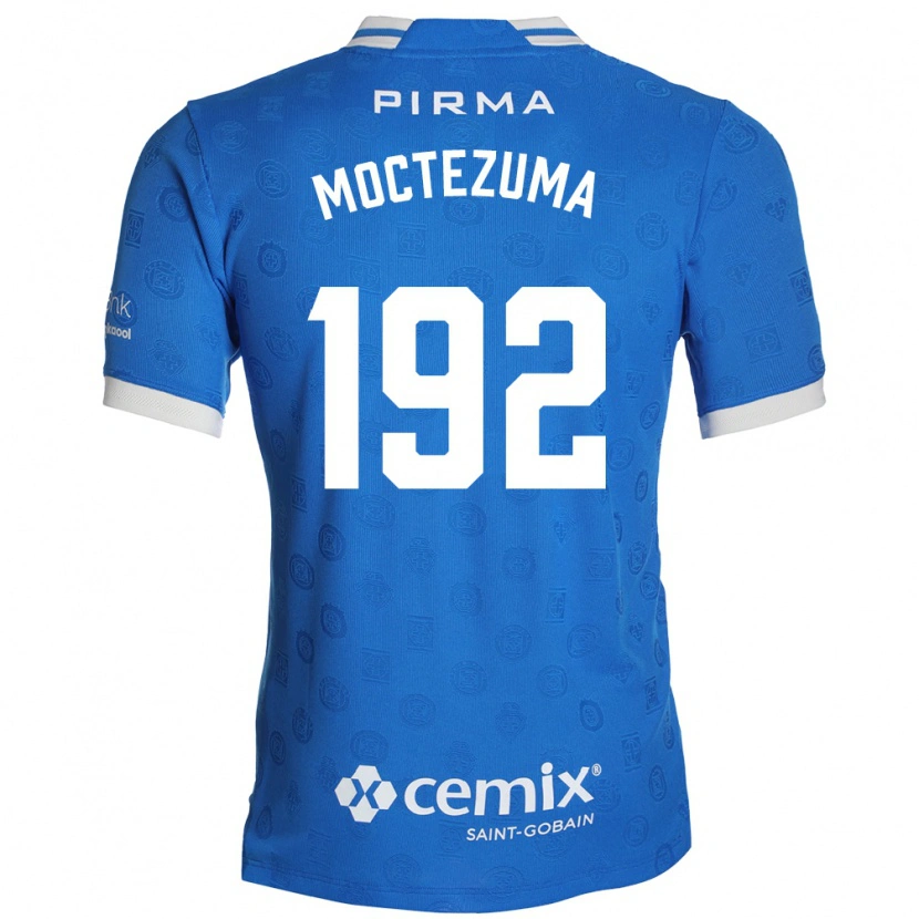 Danxen Homem Camisola Brayan Moctezuma #192 Azul Branco Vermelho Principal 2026/27 Camisa Brasil