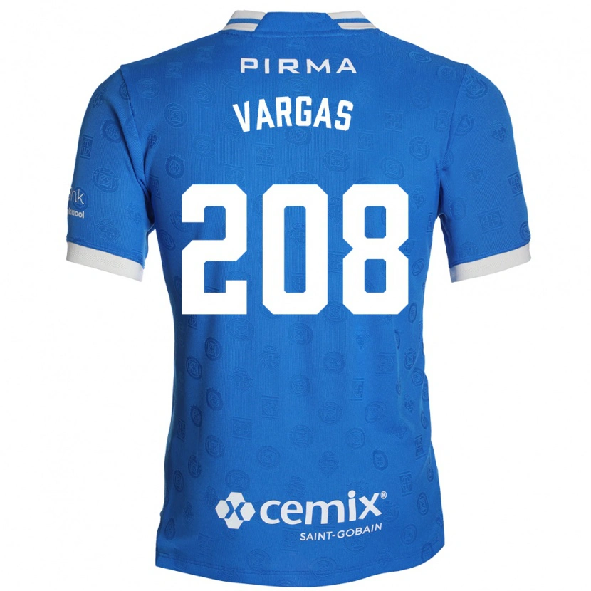 Danxen Homem Camisola Santiago Vargas #208 Azul Branco Vermelho Principal 2026/27 Camisa Brasil
