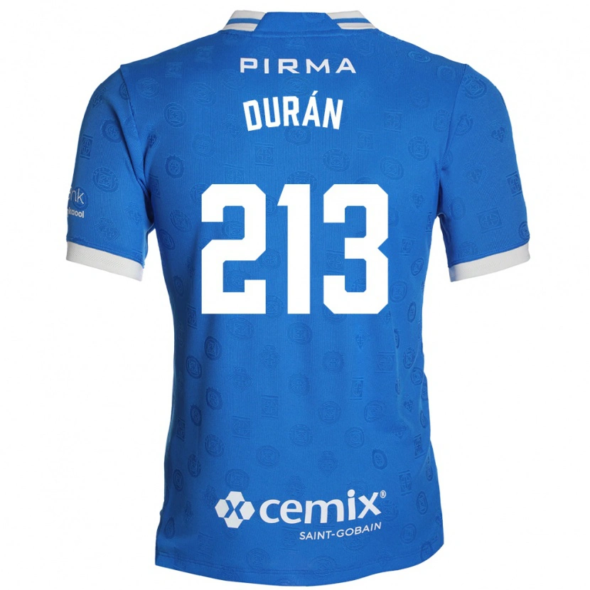 Danxen Homem Camisola Jeyson Durán #213 Azul Branco Vermelho Principal 2026/27 Camisa Brasil