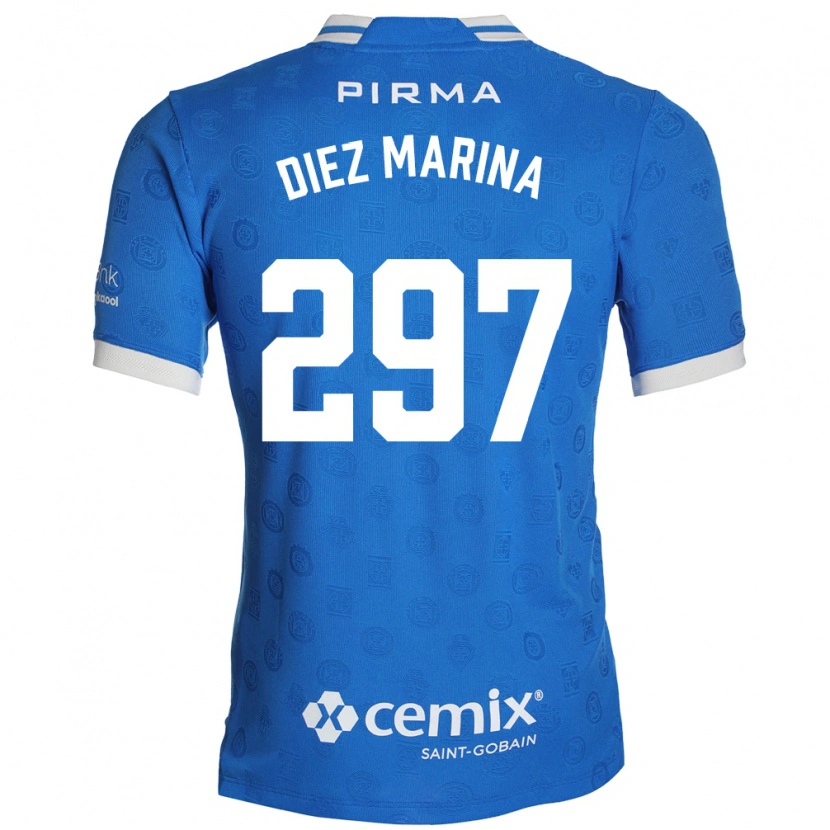 Danxen Homem Camisola Edgar Diez Marina #297 Azul Branco Vermelho Principal 2026/27 Camisa Brasil