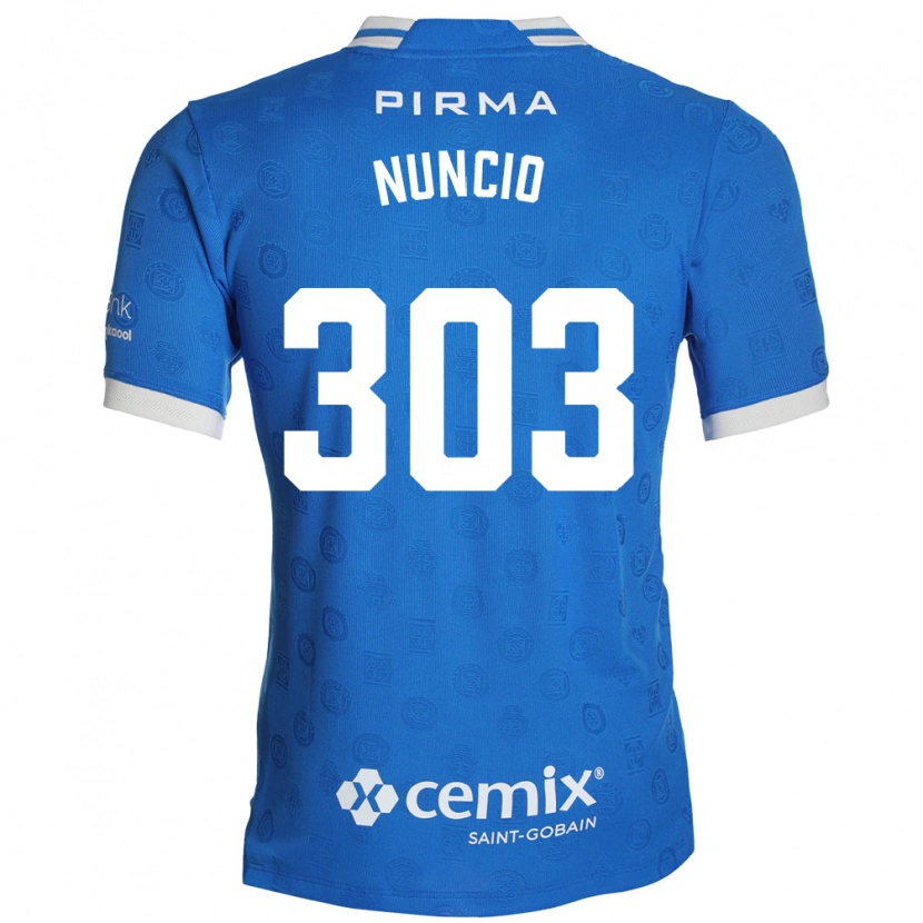 Danxen Homem Camisola Carlos Nuncio #303 Azul Branco Vermelho Principal 2026/27 Camisa Brasil