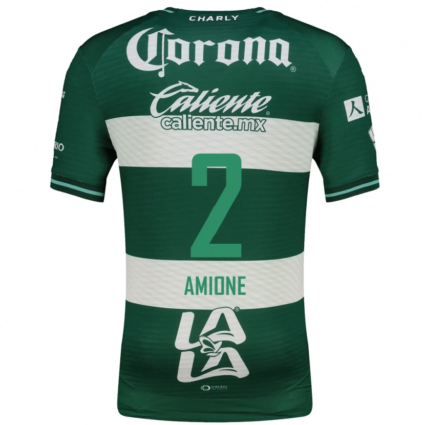 Danxen Homem Camisola Bruno Amione #2 Verde Branco Principal 2026/27 Camisa Brasil