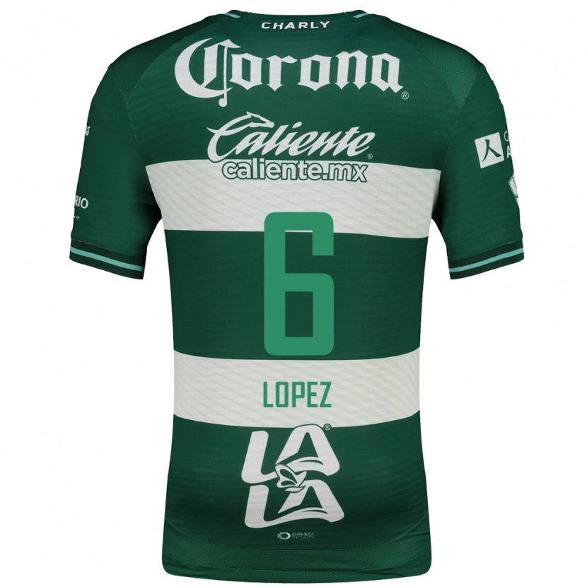Danxen Homem Camisola Brenda Lopez #6 Verde Branco Principal 2026/27 Camisa Brasil