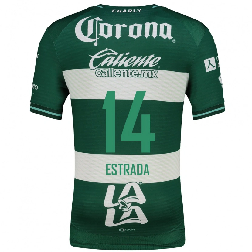 Danxen Homem Camisola Katia Estrada #14 Verde Branco Principal 2026/27 Camisa Brasil