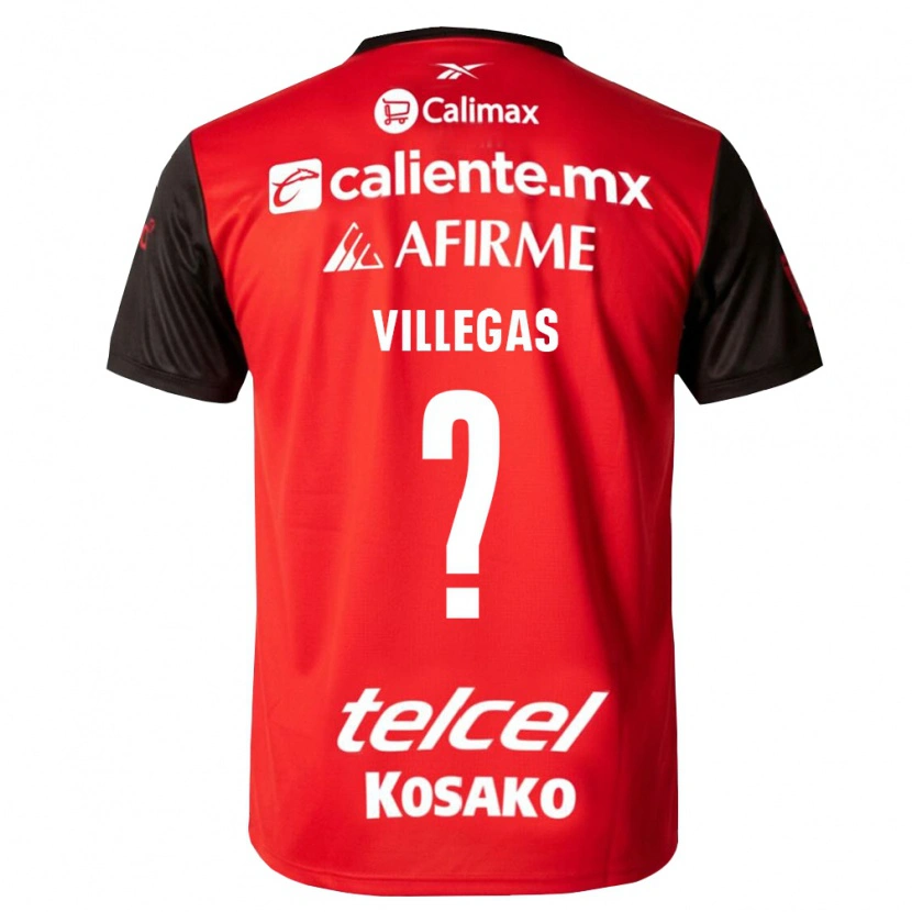 Danxen Homem Camisola Óscar Villegas #0 Preto Vermelho Principal 2026/27 Camisa Brasil