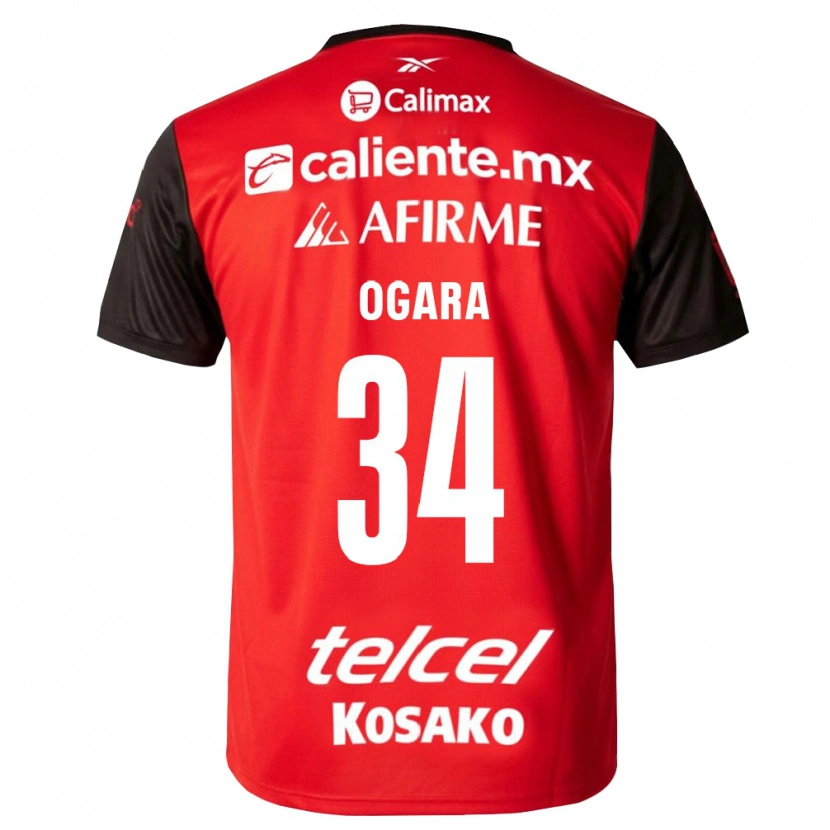 Danxen Homem Camisola Gerson Ogara #34 Preto Vermelho Principal 2026/27 Camisa Brasil