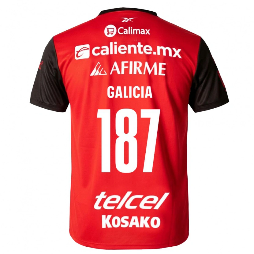 Danxen Homem Camisola Carlos Galicia #187 Preto Vermelho Principal 2026/27 Camisa Brasil