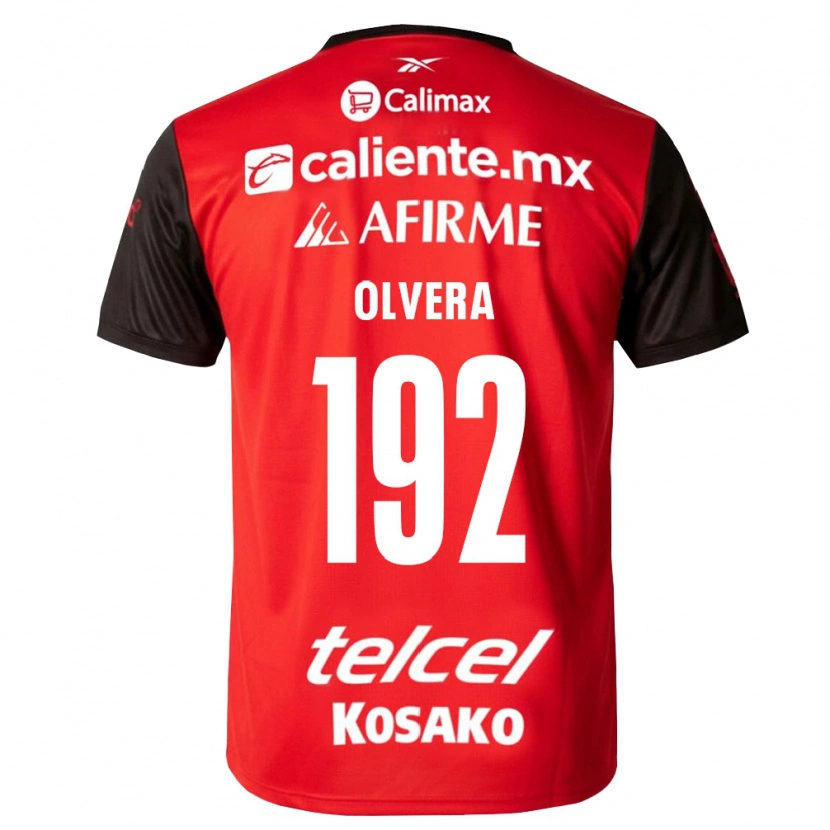 Danxen Homem Camisola Ian Olvera #192 Preto Vermelho Principal 2026/27 Camisa Brasil