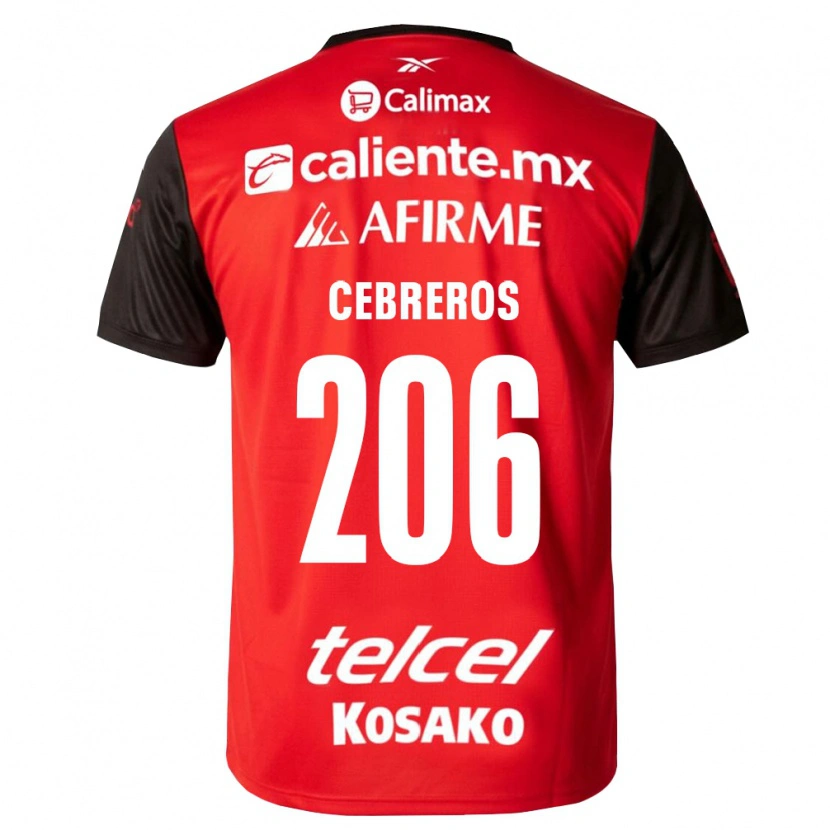 Danxen Homem Camisola Luis Cebreros #206 Preto Vermelho Principal 2026/27 Camisa Brasil