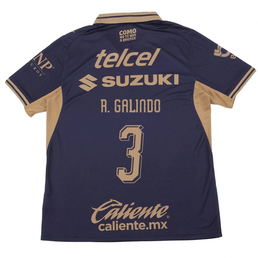 Danxen Homem Camisola José Galindo #3 Roxo Marrom Principal 2026/27 Camisa Brasil