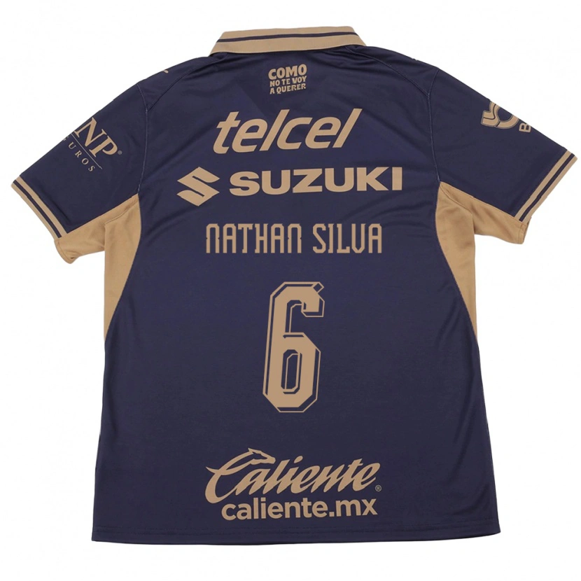 Danxen Homem Camisola Nathan Silva #6 Roxo Marrom Principal 2026/27 Camisa Brasil