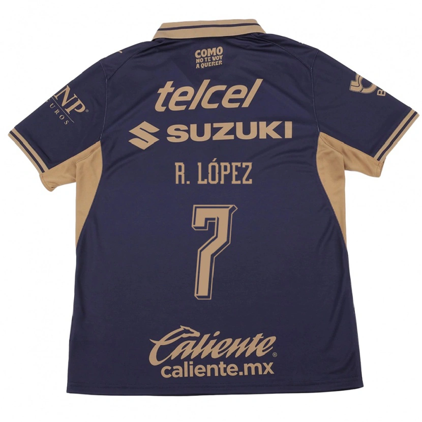 Danxen Homem Camisola Rodrigo López #7 Roxo Marrom Principal 2026/27 Camisa Brasil