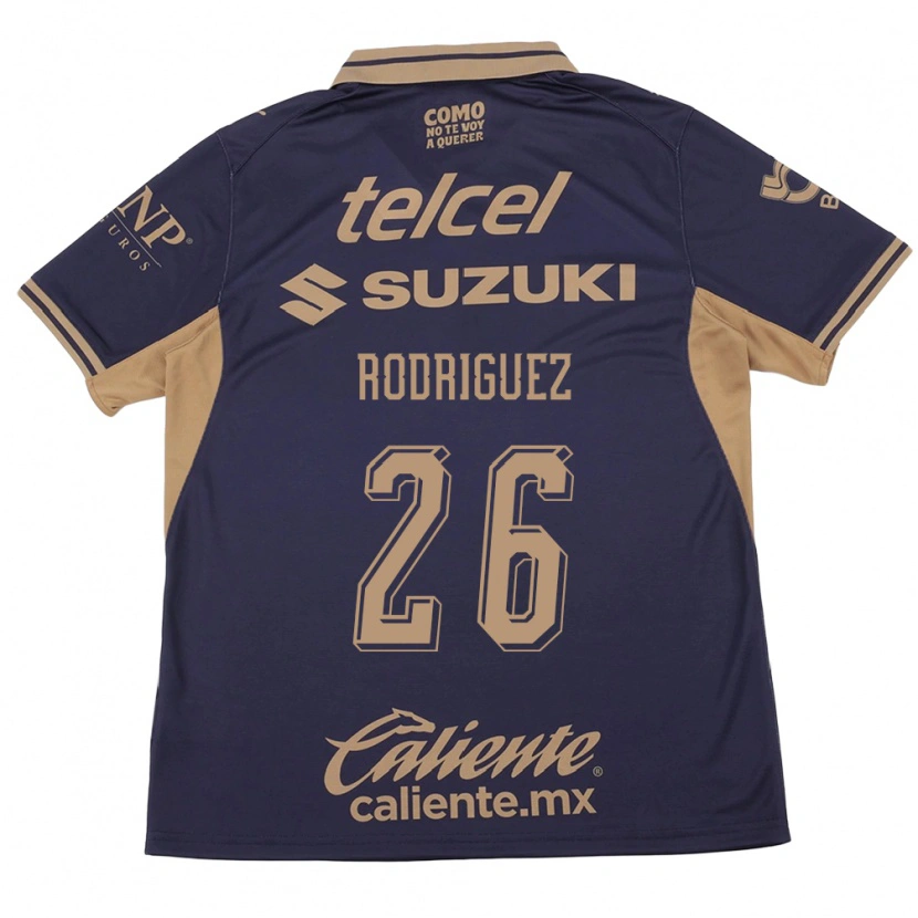 Danxen Homem Camisola Lucia Rodriguez #26 Roxo Marrom Principal 2026/27 Camisa Brasil