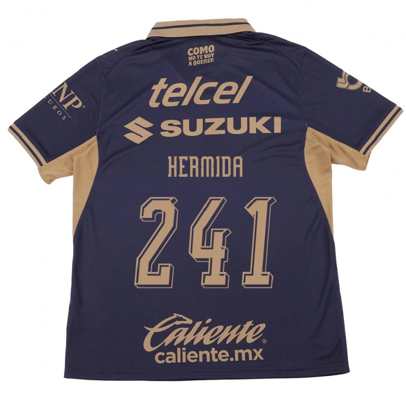 Danxen Homem Camisola Emiliano Hermida #241 Roxo Marrom Principal 2026/27 Camisa Brasil