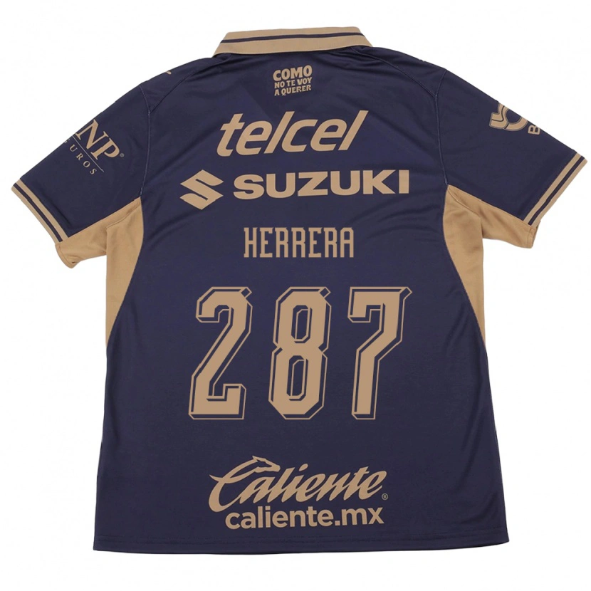 Danxen Homem Camisola Sebastián Herrera #287 Roxo Marrom Principal 2026/27 Camisa Brasil