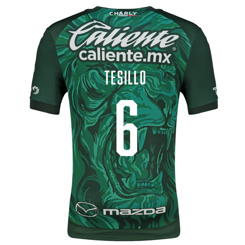 Danxen Homem Camisola William Tesillo #6 Verde Preto Principal 2026/27 Camisa Brasil