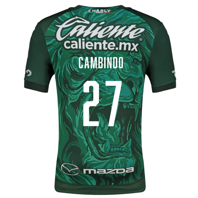 Danxen Homem Camisola Díber Cambindo #27 Verde Preto Principal 2026/27 Camisa Brasil