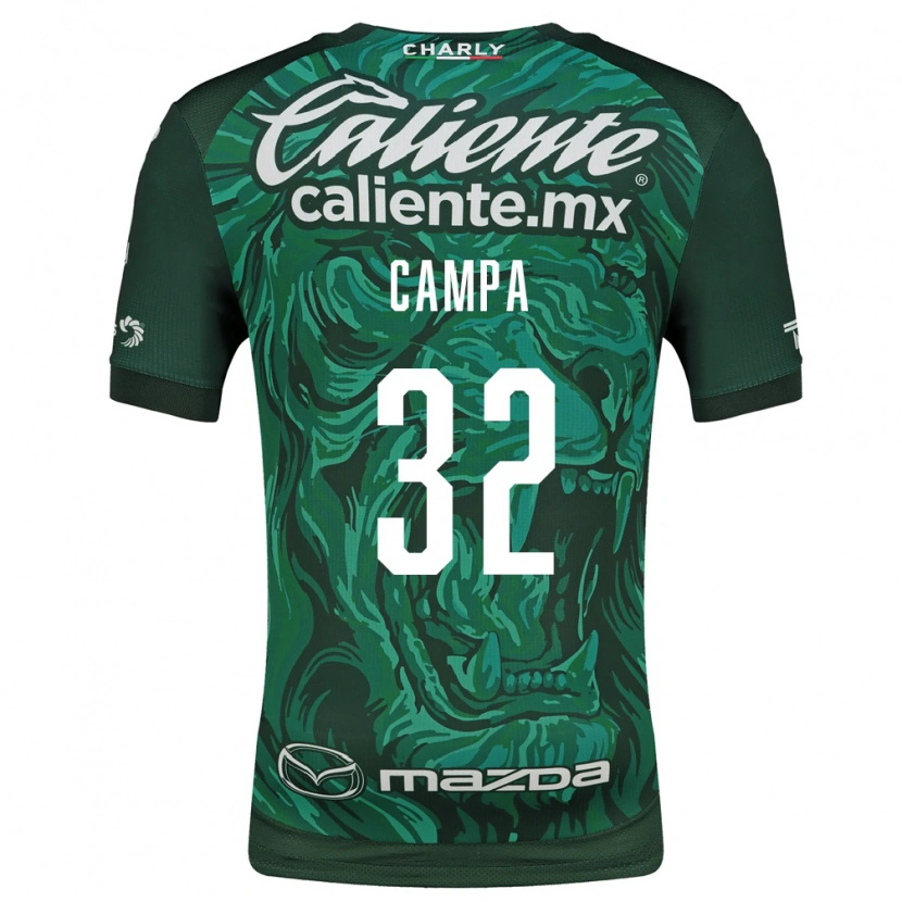 Danxen Homem Camisola Ana Campa #32 Verde Preto Principal 2026/27 Camisa Brasil