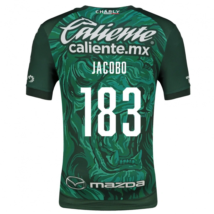 Danxen Homem Camisola Sebastián Jacobo #183 Verde Preto Principal 2026/27 Camisa Brasil