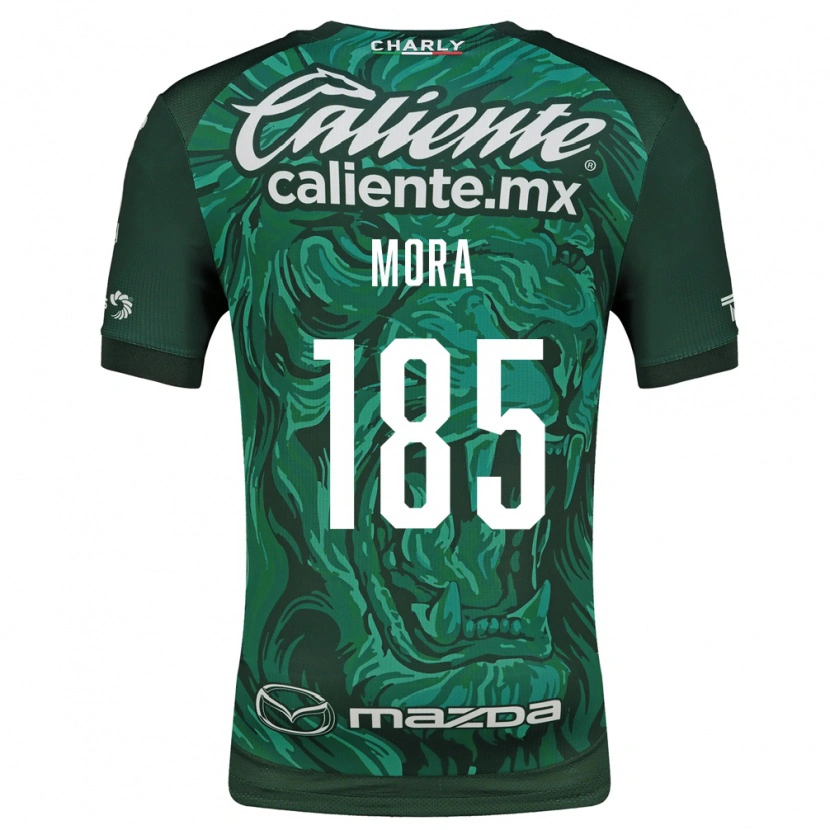 Danxen Homem Camisola Christopher Mora #185 Verde Preto Principal 2026/27 Camisa Brasil